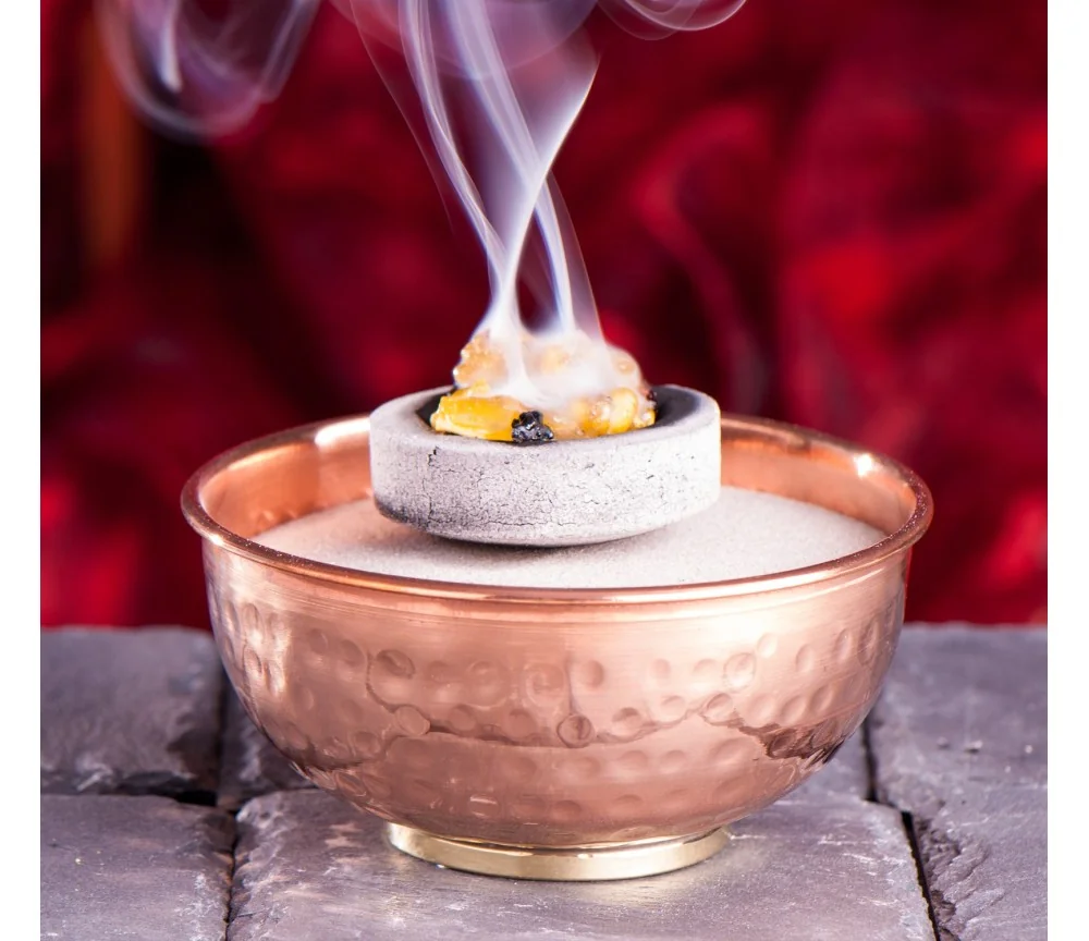 Räucherschale - Kupfer gehämmert ca.11x5cm