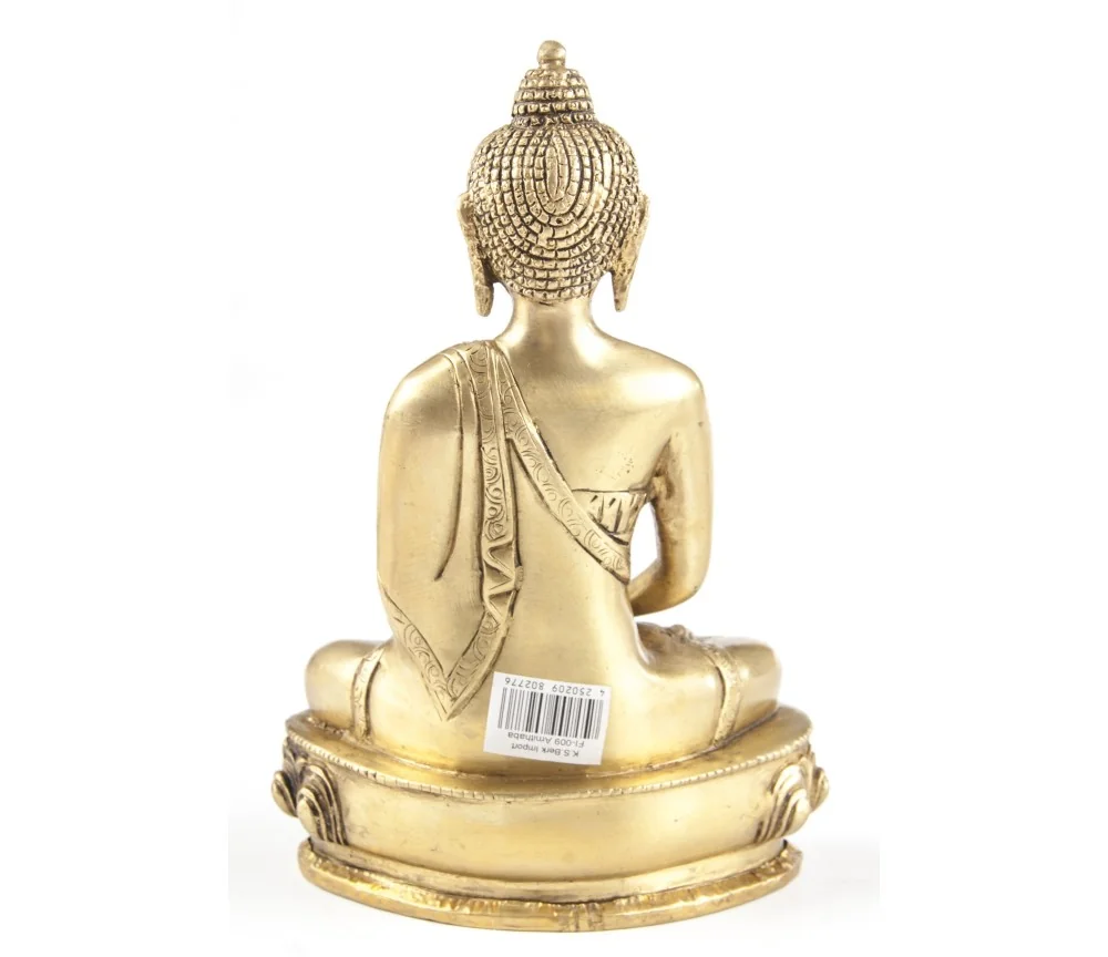 Statue - Buddha Amithaba, Messing, ca. 20 cm
