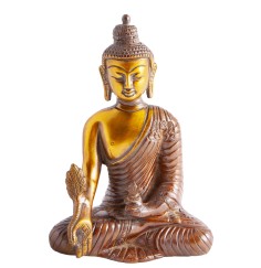 Statue - Buddha - Messing ca. 16 cm