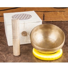 Klangschalen Set -  Blume des Lebens, groß - ca. 11,5 cm