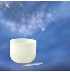 Kristallklangschale ca. 28 cm / 11 " inkl. Gummiring