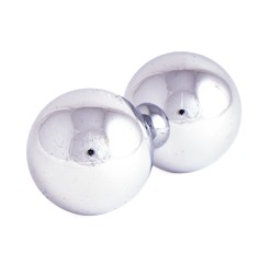 Klangkugeln - silberfarben