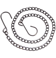 Laternenkette - ca. 60 cm - Zink Antique