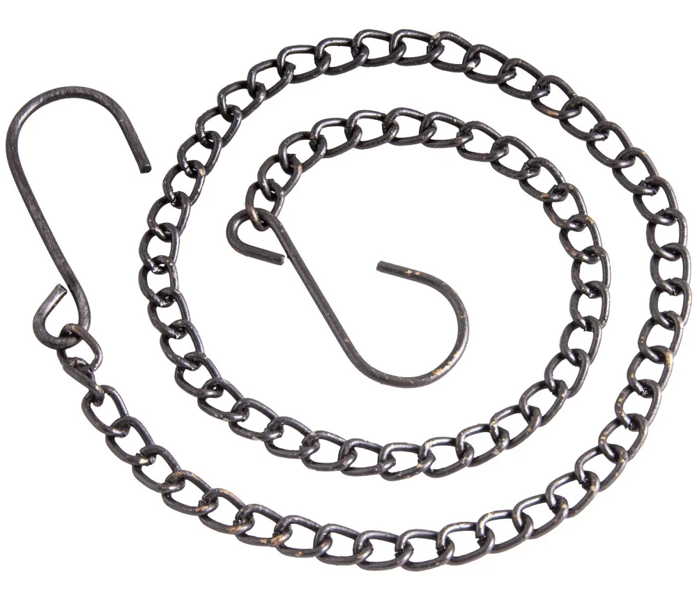 Laternenkette - ca. 60 cm - Zink Antique