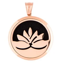 Anhänger - Duftschmuck Lotus, rosé