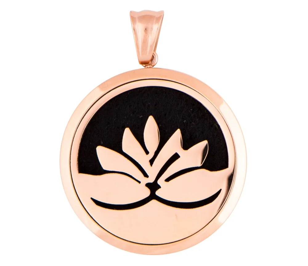 Anhänger - Duftschmuck Lotus, rosé