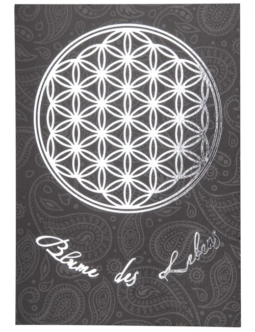 Blume des Lebens Postkarte