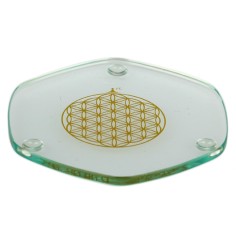 Voyagerplatte Golden 9 cm, im Beutel zum mitnehmen