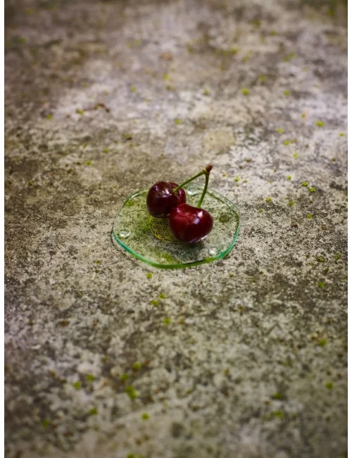 Voyagerplatte Golden 9 cm, im Beutel zum mitnehmen