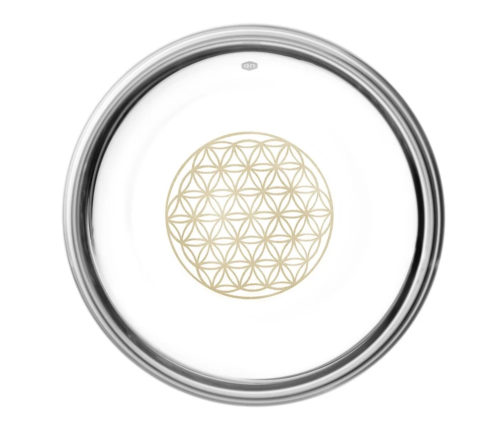 Mythos Gläserset - Blume des Lebens gold - 6 er Pack