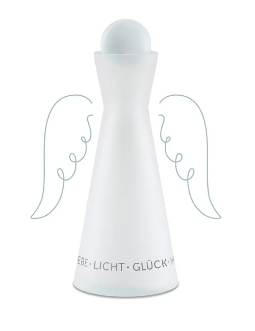 Angel´s Choice Karaffe- mit weißer Glaskugel Deckel - 1L ca. 25,5 cm