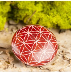 Handschmeichler Lebensblume, orange  - aus Speckstein