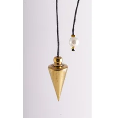 Pendel - Schraubpendel, Messing poliert