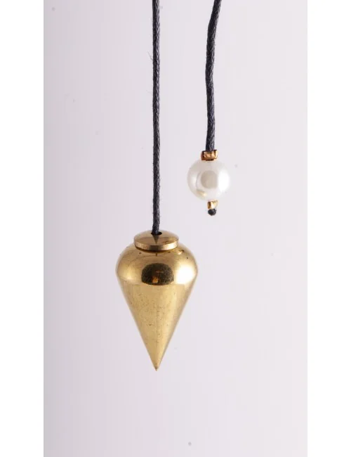 Pendel - Schraubpendel, Messing poliert