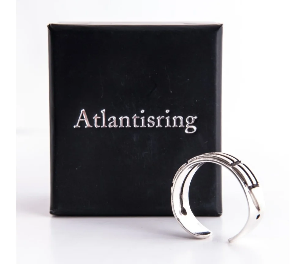 Ring - Atlantisring Herren vergoldet
