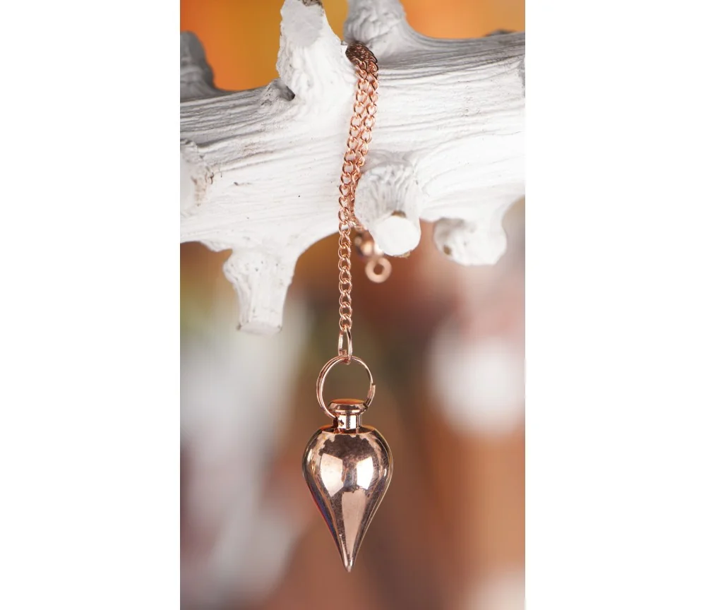 Pendel - Tropfen - Messing verkupfert