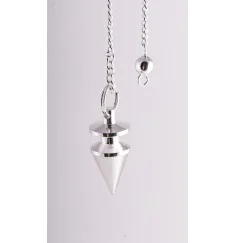 Pendel - Arakpendel, Messing versilbert