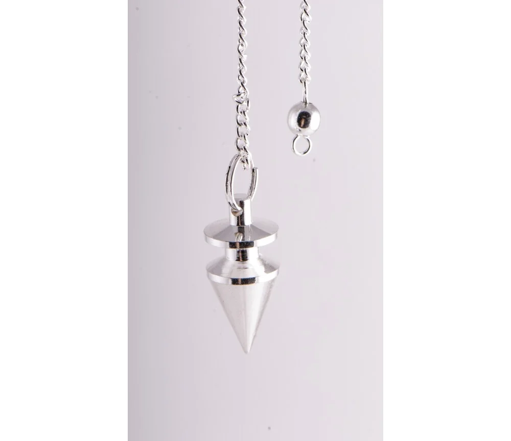 Pendel - Arakpendel, Messing versilbert