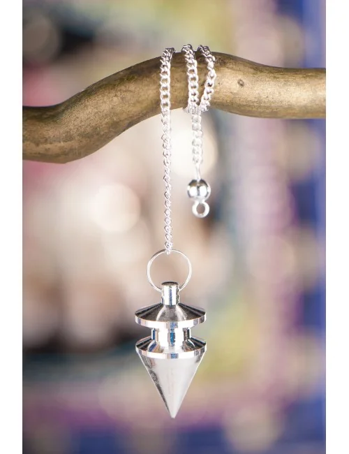 Pendel - Arakpendel, Messing versilbert