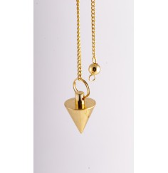 Pendel - Kegelpendel, Messing vergoldet