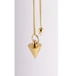 Pendel - Kegelpendel, Messing vergoldet