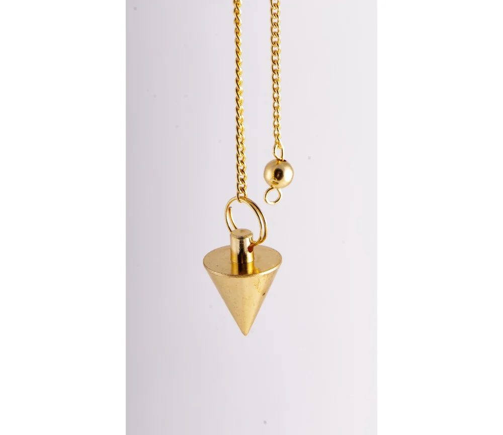 Pendel - Kegelpendel, Messing vergoldet