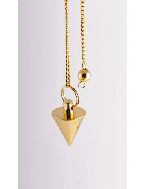 Pendel - Kegelpendel, Messing vergoldet