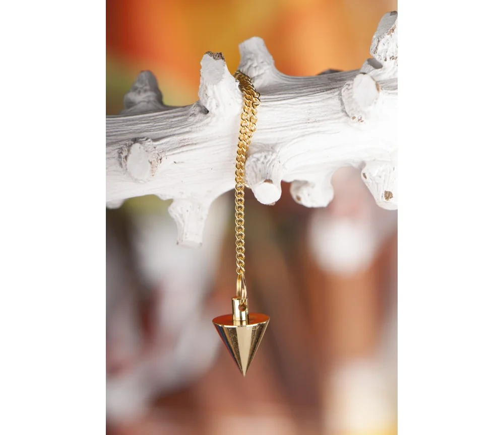 Pendel - Kegelpendel, Messing vergoldet