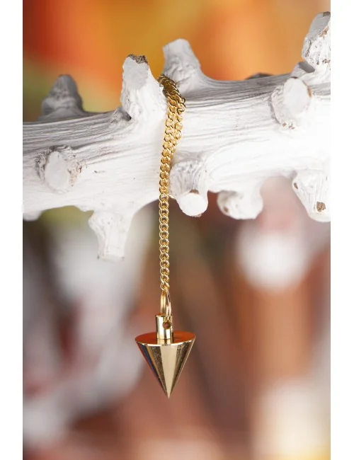 Pendel - Kegelpendel, Messing vergoldet