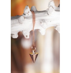 Pendel - Kegelpendel, Messing verkupfert