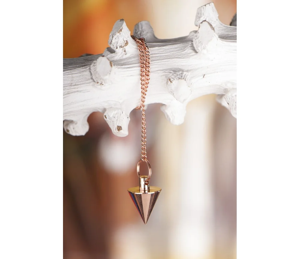 Pendel - Kegelpendel, Messing verkupfert