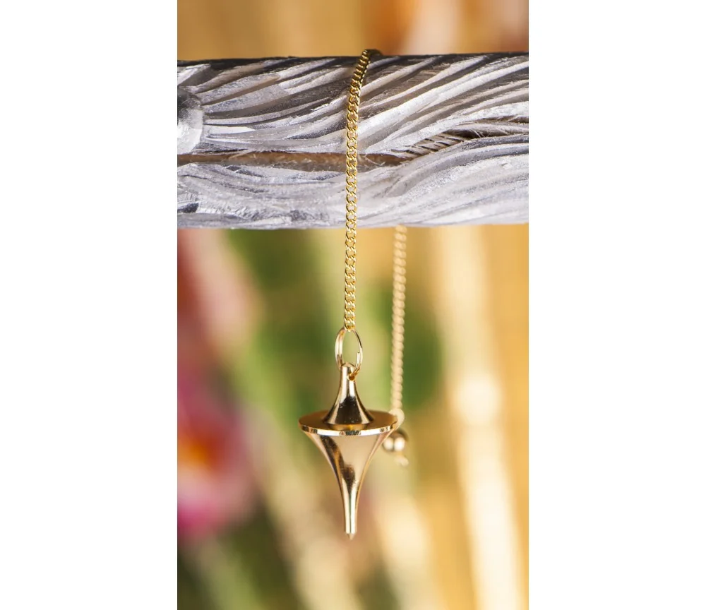 Pendel - Trichterpendel, Messing vergoldet