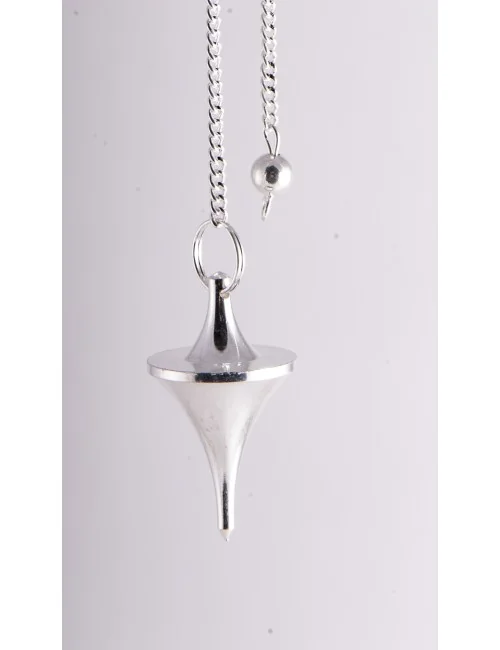 Pendel - Trichterpendel, Messing versilbert