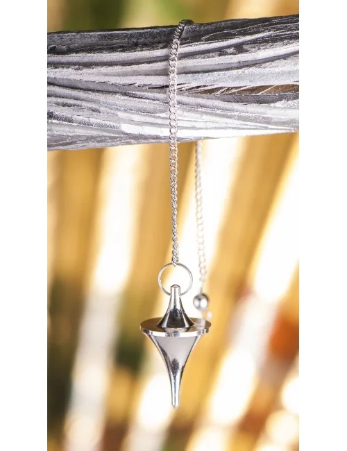 Pendel - Trichterpendel, Messing versilbert