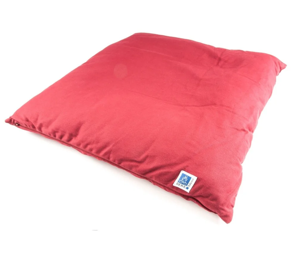 Meditations Matte weinrot mit Baumwolle gefüllt, 75x75x10cm