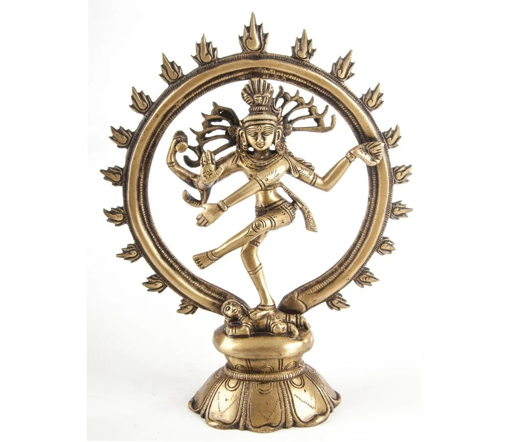Statue - Shiva - 24 cm - Messing