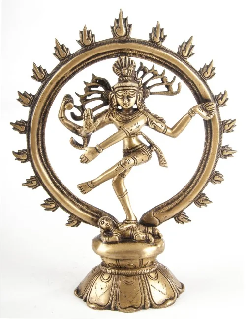 Statue - Shiva - 24 cm - Messing