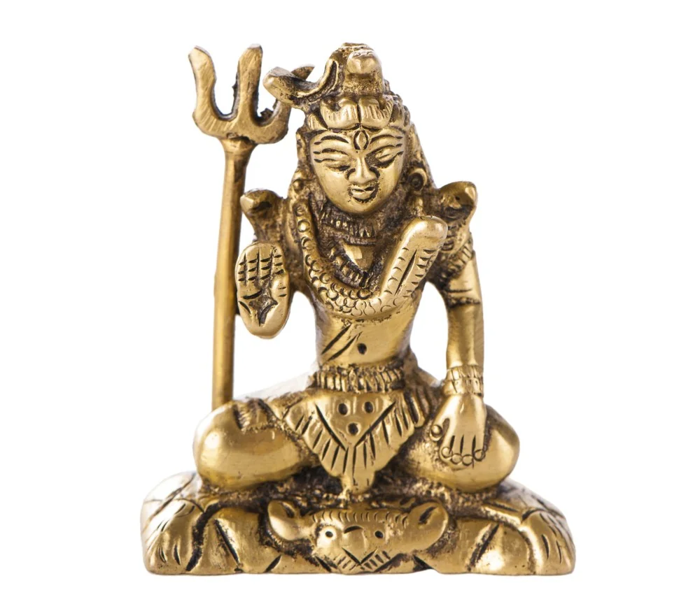 Statue - Shiva - 6 cm - aus Messing