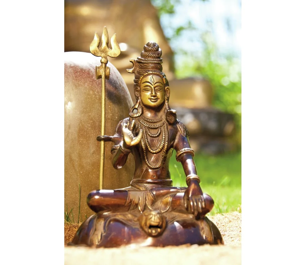 Statue - Shiva - 18 cm - aus Messing