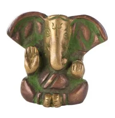 Statue - Ganesha aus Messing 3 cm