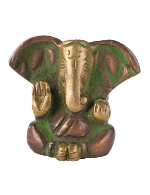 Statue - Ganesha aus Messing 3 cm