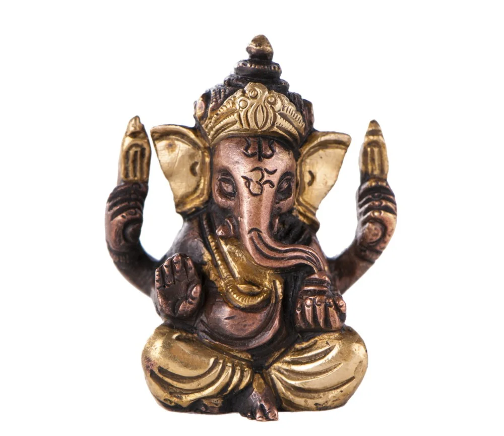 Statue - Ganesha aus Messing 5,7 cm