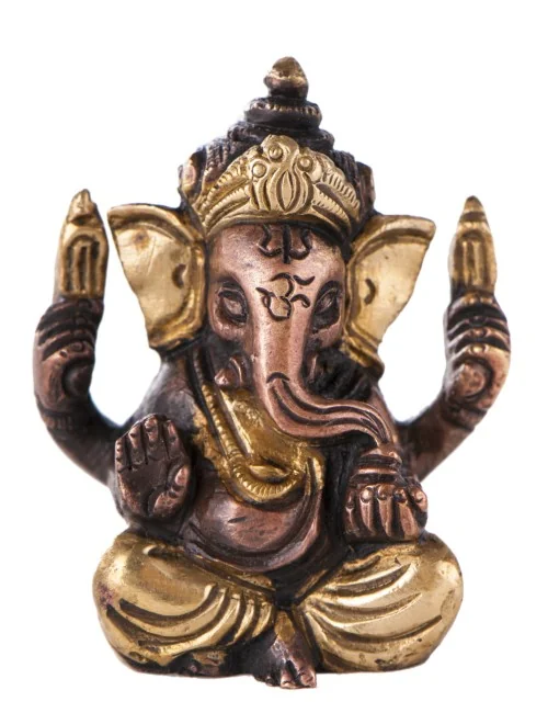 Statue - Ganesha aus Messing 5,7 cm