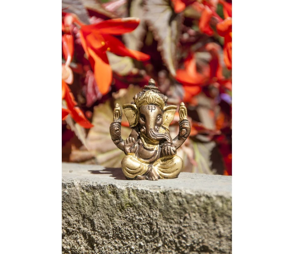 Statue - Ganesha aus Messing 5,7 cm