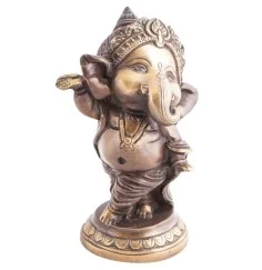 Statue - Baby Ganesha -aus Messing ca. 12,5 cm