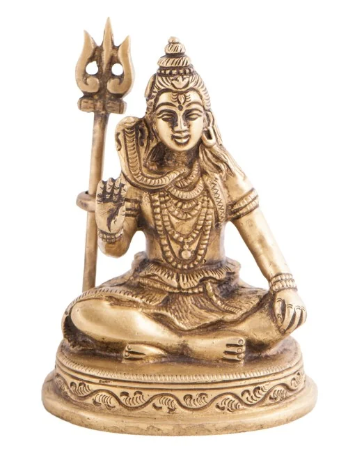 Statue - Shiva -Messing, ca. 10 cm
