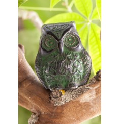 Statue - Eule - Messing antik ca. 6,5 cm