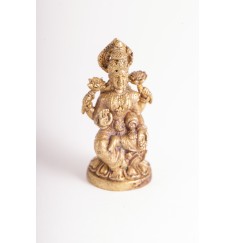 Statue - Miniaturfigur Lakshmi - Messing ca. 3 cm