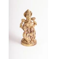 Statue - Miniaturfigur Lakshmi - Messing ca. 3 cm
