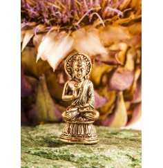 Statue - Segnender Buddha - Messing ca. 3,2 cm